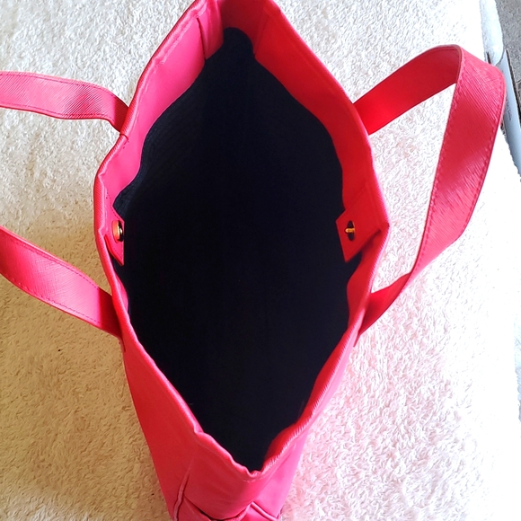 Victoria Secret "The Sexiest On Earth" Pretty Pink Large Vinyl Tote Bag - Picture 9 of 14